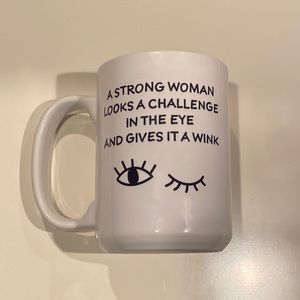 Ceramic white coffee mug